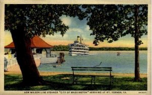 New Wilson Line Steamer - Mount Vernon, Virginia