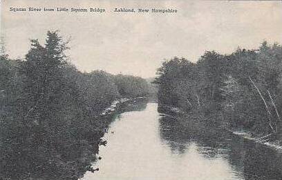 New Hampshire Ashland Squam River From Little Squam Bridge Albertype