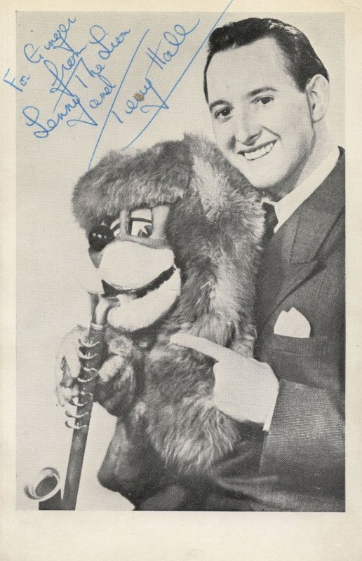 Terry Hall TV Ventriloquist & Puppet  Vintage Hand Signed Photo