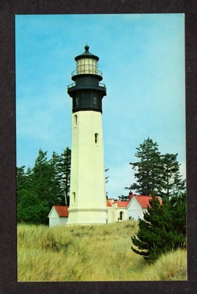 WA Westport Lighthouse Light Washington Postcard Carte Postale