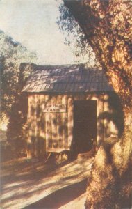 Mother Lode Country California Mark Twain's Cabin Chrome Postcard Unused