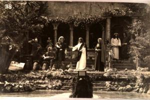 circa 1910 rppc JESUS EXHIBIT in Freiburg im Breisgau Germany - RELIGIOUS y3819