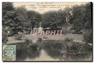 Old Postcard The Paris Square du Temple