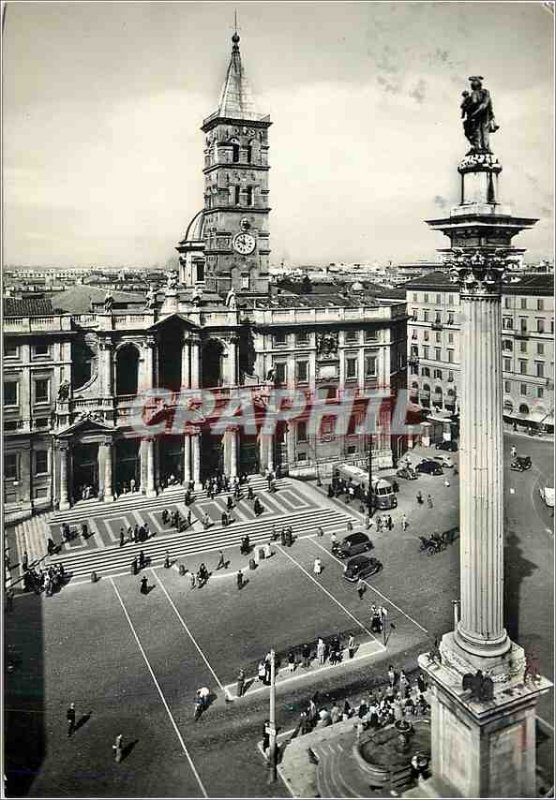 Postcard Modern Rome Basilica of St. Mary Major