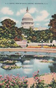 Washington D C The Capitol From Botanical Gardens