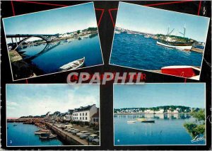 'Modern Postcard La Trinite sur Mer The Harbor Bridge Kerisper L''Embarcadere...