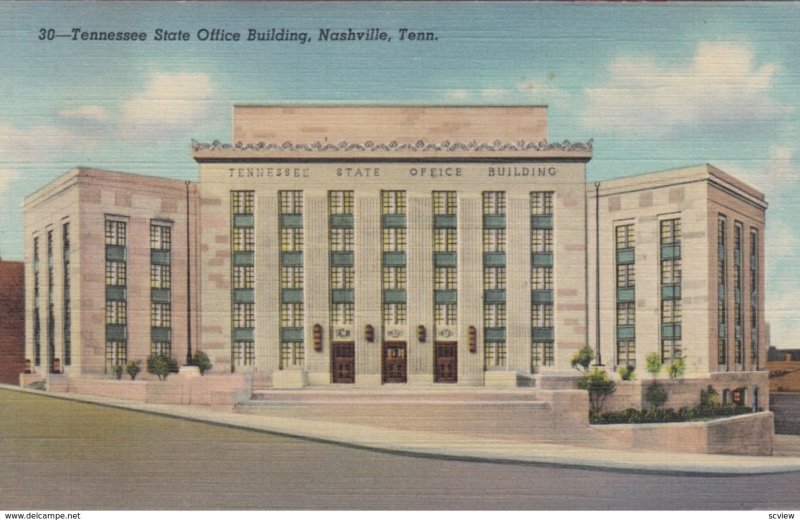 NASHVILLE, Tennessee, 1930-40s; State Office Building