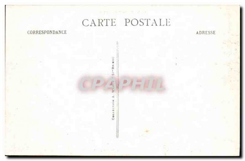 Old Postcard Binic Vue Generale At premlier plane Banche has low water Britta...