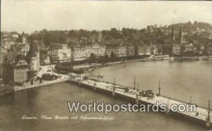 Neue Brucke mit Schweizerhofquai Luzern Swizerland Unused 