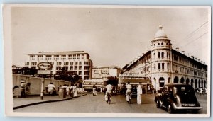 Ceylon Sri Lanka Postcard Ceylon Views Main Street Colombo c1940's RPPC Photo