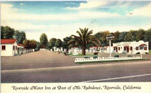 Riverside, California - Stay at the Riverside Motor Inn -Foot of Mt. Rubidoux