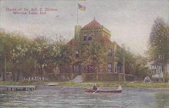 Indiana  Winona Lake Home Of Dr Sol C Dickey