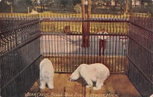 Bear Caves, Belle Isle Zoo Detroit, Michigan, USA Unused 