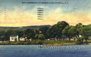 Old Homestead at Green Lake in Catskill, New York