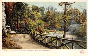 Wissahickon Creek, Fairmount Park  Philadelphia, Pennsylvania PA