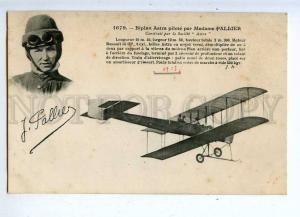 205414 FRANCE AVIATION Astra airplane woman pilot PALLIER 1679