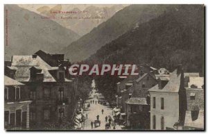 Luchon - Entree of & # 39Allee - Old Postcard