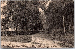 1910's Ville D'Avray Autour Des Lacs France Forest Trails Hiking Posted Postcard