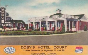 Alabama Montgomery Dobys Hotel Court