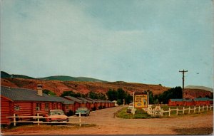 Postcard The Branding Iron Motel in Dubois, Wyoming