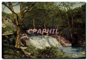 Old Postcard Saint Zacharie Var source Nayes Waterfall