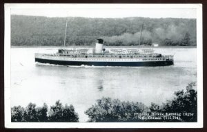 dc717 - DIGBY Nova Scotia Postcard 1945 Steamer PRINCESS HELENE