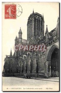 Old Postcard Coutances La Cathedrale north coast