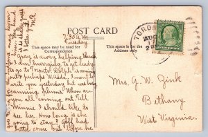 J87/ Toronto Ohio Postcard c1910 Central School Building 1263