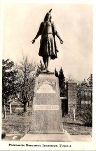 Virginia Jamestown Pocahontas Monument Real PHoto