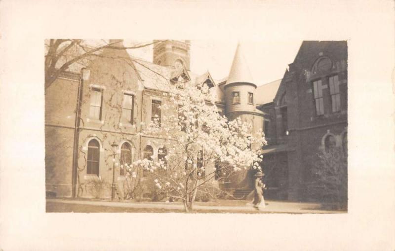 Northampton Maine Historic Univeristy Bldg Real Photo Antique Postcard K22190