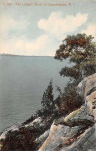 Saunderstown Rhode Island The Ledges Scenic View Vintage Postcard AA44077