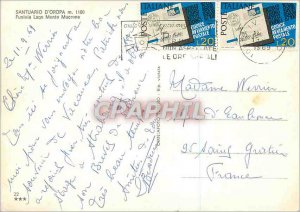 Old Postcard Santuario di Oropa 1180 m Funivia Monte Lago Mucrone