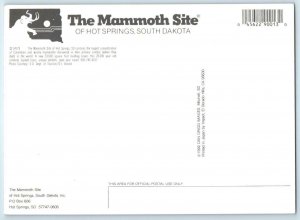 HOT SPRINGS, South Dakota SD ~ Archaeologists MAMMTOH SITE 1992 ~ 5x7 Postcard