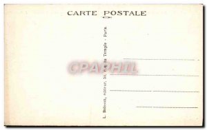 Old Postcard Paris Buttes Chaumont Park Rock of the Sibyl and Belvedere