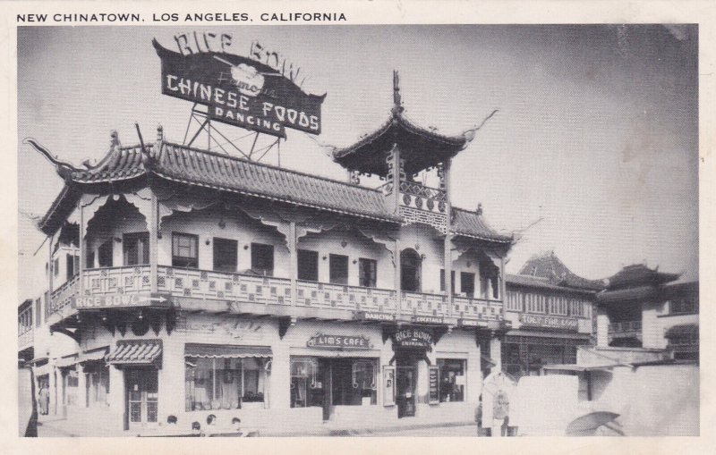 California Los Angeles New Chinatown Rice Bowl Chinese Restaurant