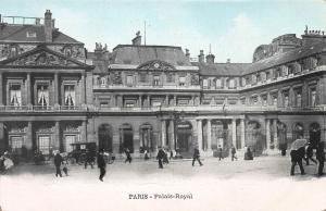 Royal Palace, Paris, France, Early Postcard, Unused