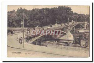 Puteaux Postcard Panorama Old Bridge