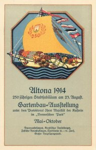 Altona-Hamburg horticultural exhibition official exposition cards 1914 