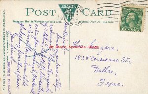 MI, Lansing, Michigan, Central Methodist Episcopal Church, Interior View,1920 PM