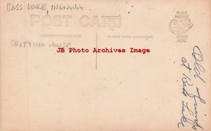 IN, Bass Lake, Indiana, RPPC, Baseball Team with Gloves, Photo 