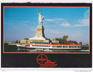 NEW YORK, 1950-1970's; The Circle Line Yacht Cruising N.Y.