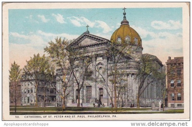 Cathedral Of Saint Peter And Saint Paul Philadelphia Pennsylvania 1925