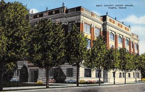 Gray County Court House Pampa, Texas USA