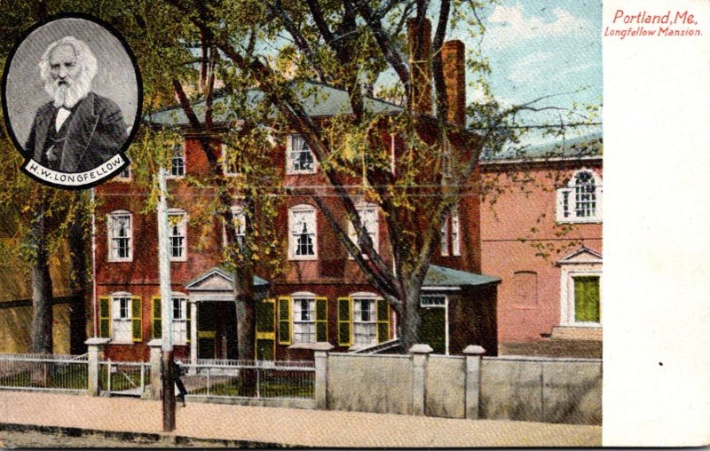 Maine Portland Longfellow Mansion Congress Street