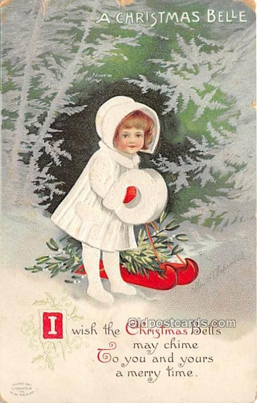 Christmas  Ellen H Clapsaddle, Series 1458 International Art Publishing Co. 1...