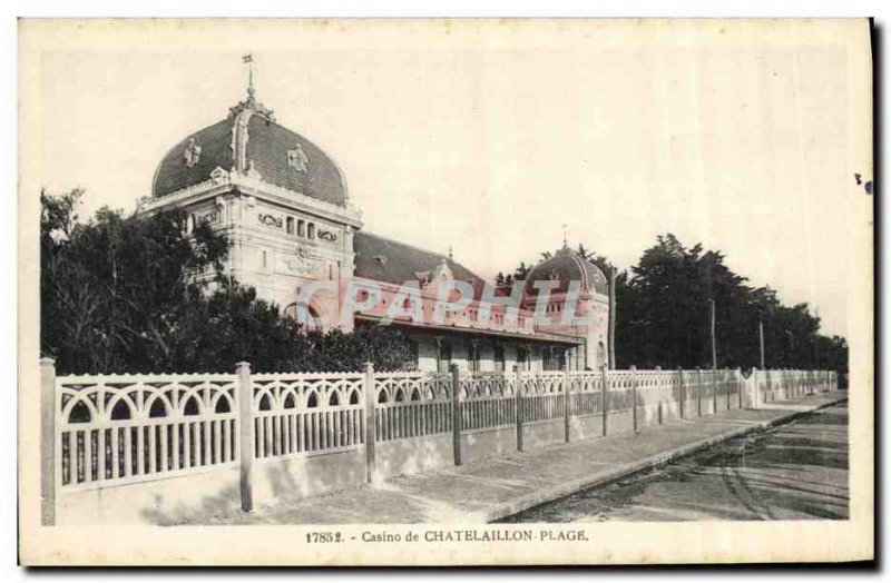 Old Postcard Casino de Chatelaillon Plage