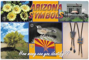 US  Unused. Arizona Symbols. How many can you name?