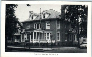 MILTON, PA Pennsylvania AMERICAN LEGION Northumberland County  Postcard