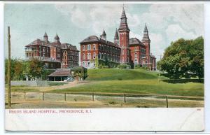 Rhode Island Hospital Providence RI 1907c postcard