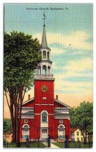 1950 Unitarian Church, Burlington, VT Postcard